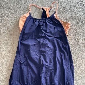 Lululemon racer back with built in sports bra